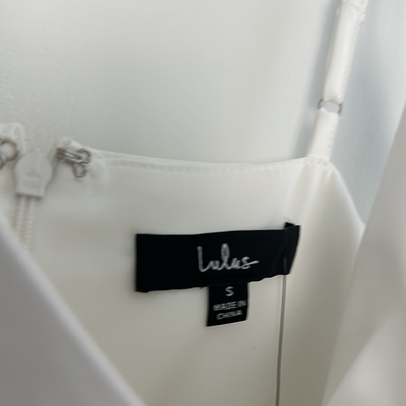 Reinette White Midi Dress Lulu’s - Picture 7 of 11